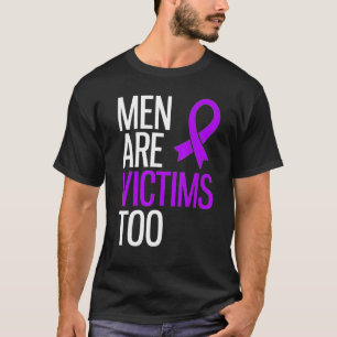 Mannen zijn slachtoffers van narcistische mishande t-shirt