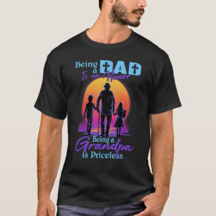 Mannen zijn vader is een eerbetoon dat een granpa t-shirt