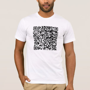 Mannen zijn zo noodzakelijk Mannen QR-code T-shirt