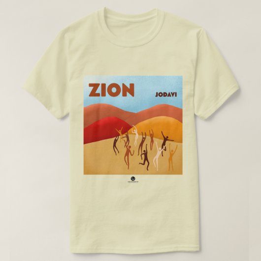 Mannen 'Zion' T-shirt (Design voorkant)