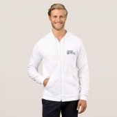 Mannen Zip Hoodie (Voorkant volledig)