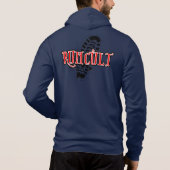 Mannen Zip Hoodie door RunCult (Achterkant)