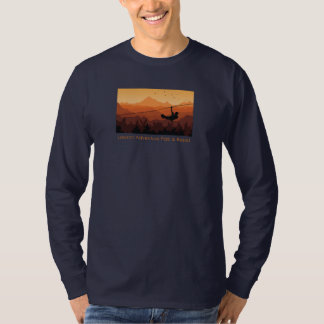 Mannen Zipline Sweater T-shirt