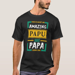Mannen Zo ziet een geweldige vader en Papa eruit T-shirt