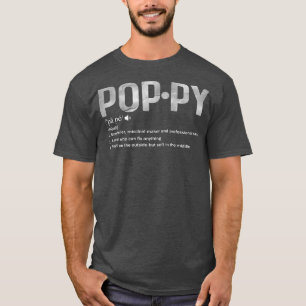 Mannen zoals een gewone opa alleen koeleraar PopPy T-shirt