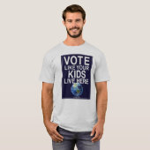 Mannen zoals je Kind hier leeft T-shirt (Voorkant volledig)