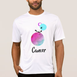 *~* Mannen Zodiac Whimsical White Cancer Zodiac Fu T-shirt