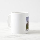 "Mannen zoeken in kilts" koffie-Mok Koffiemok (Voorkant links)