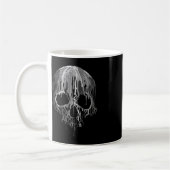 Mannen Zombie Hunter Scary Halloween Koffiemok (Links)