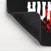 Mannen Zombie Hunter Scary Halloween Muismat (Hoek)