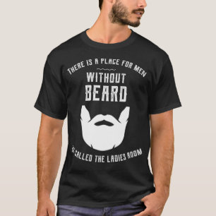 Mannen zonder baard 8e verjaardag grappige kruisko t-shirt