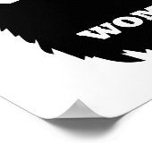 Mannen zonder baarden Grappig Poster (Hoek)