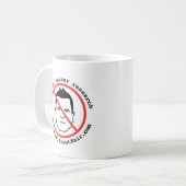 Mannen zonder haar Mok (Voorkant links)