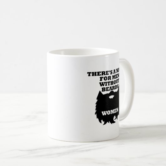 Mannen zonder loopvogels Funny Mug Koffiemok (Voorkant rechts)