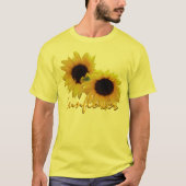 Mannen Zonnebloem T-shirts Biologisch Zonnebloem S (Voorkant)