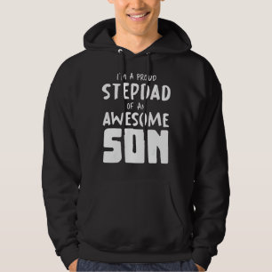 Mannen zoon bonus vader trots stiefvader papa vade hoodie