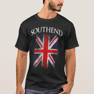Mannen Zuid- Retro Britse vlag Funny T-shirt