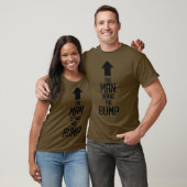 Mannen Zwangerschaps Aankondiging Kleding - Binnen T-shirt (Unisex)