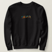 Mannen Zwart Sweatshirt (Design voorkant)