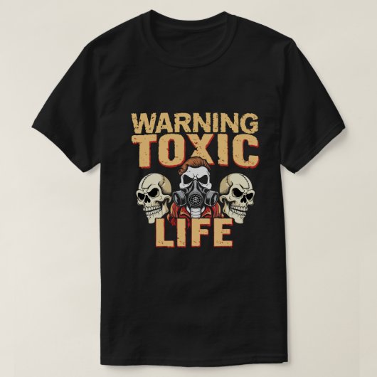 Mannen-zwart T-shirt (Design voorkant)