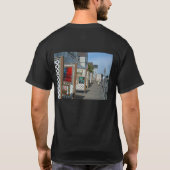 Mannen zwart T-shirt (Achterkant)