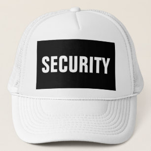 Mannen Zwart Wit  veiligheidstekst Trucker Pet