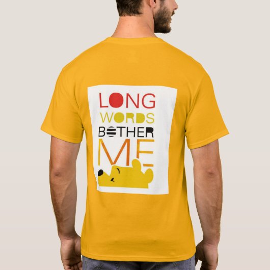 MANNEN ZWARTE BASIC T-SHIRT 👕 MET AFBEELDING VAN  (Achterkant)