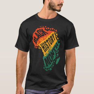 Mannen zwarte geschiedenis voor de zwarte Afrikaan T-shirt