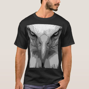Mannen zwarte schaafjes Dierenarend Gezichtszijde  T-shirt