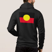 mannen zwarte zeehond hoodie (Achterkant)