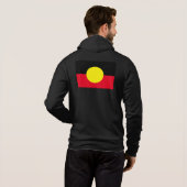 mannen zwarte zeehond hoodie (Achterkant volledig)