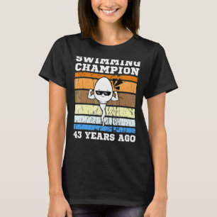Mannen zwemkampioen 43 jaar geleden snelste sperma t-shirt