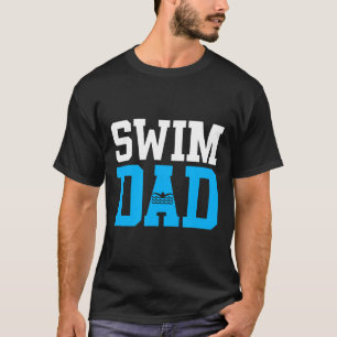 Mannen Zwemvader Grappig Zwemmen Accessoires en ca T-shirt