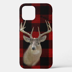 mannenhert op buffaloruit Case-Mate iPhone case