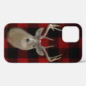 mannenhert op buffaloruit Case-Mate iPhone case (Achterkant (horizontaal))