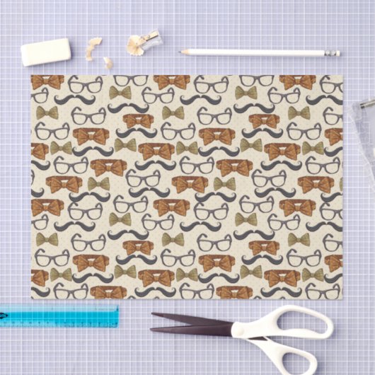  mannenpatroon tissuepapier (Craft)