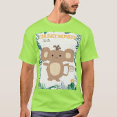 Mannen's Chunky Monkey Fat kattenvriend t shirt (Voorkant)