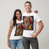mannen's Dragon T-Shirt - Majestic Fire-Breathing (Unisex)