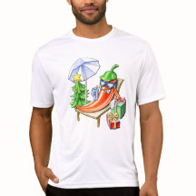 Mannen's Front Printed Funny Christmas Chili