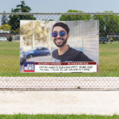 Mannen's Funny 50th Birthday 📺 TV Nieuws 40th 60t Spandoek (Insitu)