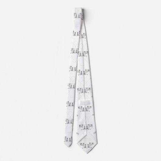 Mannen's Stropdas & Manchetknoopensets: Zijde & Fl (Achterkant)