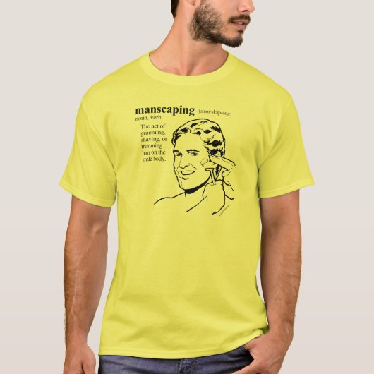 MANNENVERZORGING T-SHIRT (Voorkant)