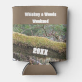 Mannenweekend Whiskey & Woods Weekend Blikjeskoeler (Voorkant)
