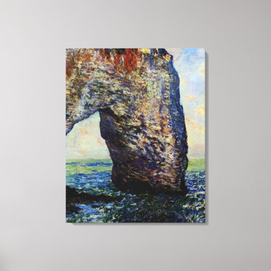 Manneporte, Etretat, II Canvas Afdruk (Voorkant)