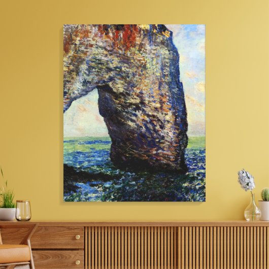 Manneporte, Etretat, II Canvas Afdruk (Insitu (Woonkamer))