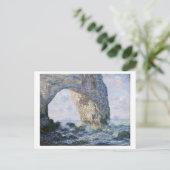 Manneporte nabij Étretat, Monet Briefkaart (Staand voorkant)