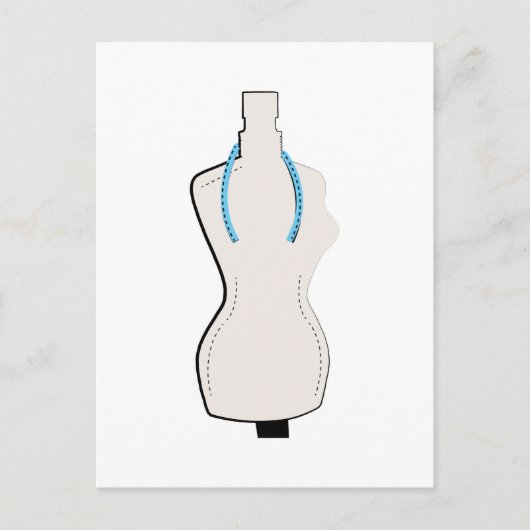 Mannequin Base Briefkaart (Voorkant)