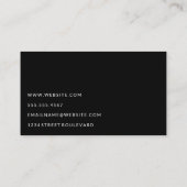 Mannequin Beauty Mode Visitekaartje (Achterkant)