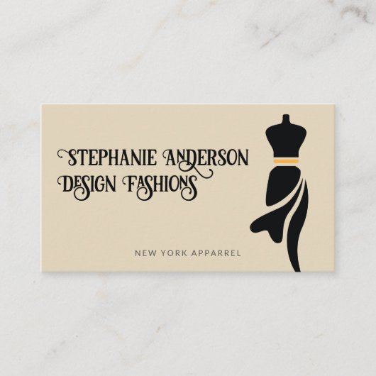 Mannequin Beauty Mode Visitekaartje (Voorkant)