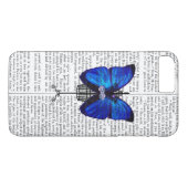 Mannequin Blue Butterfly Case-Mate iPhone Case (Achterkant (Horizontaal))